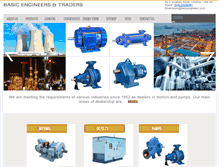 Tablet Screenshot of basicengineersandtraders.com